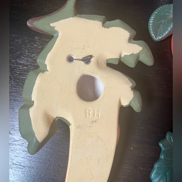 8 colorful wall hanging fruits vintage anthropomorphic - Picture 10 of 11